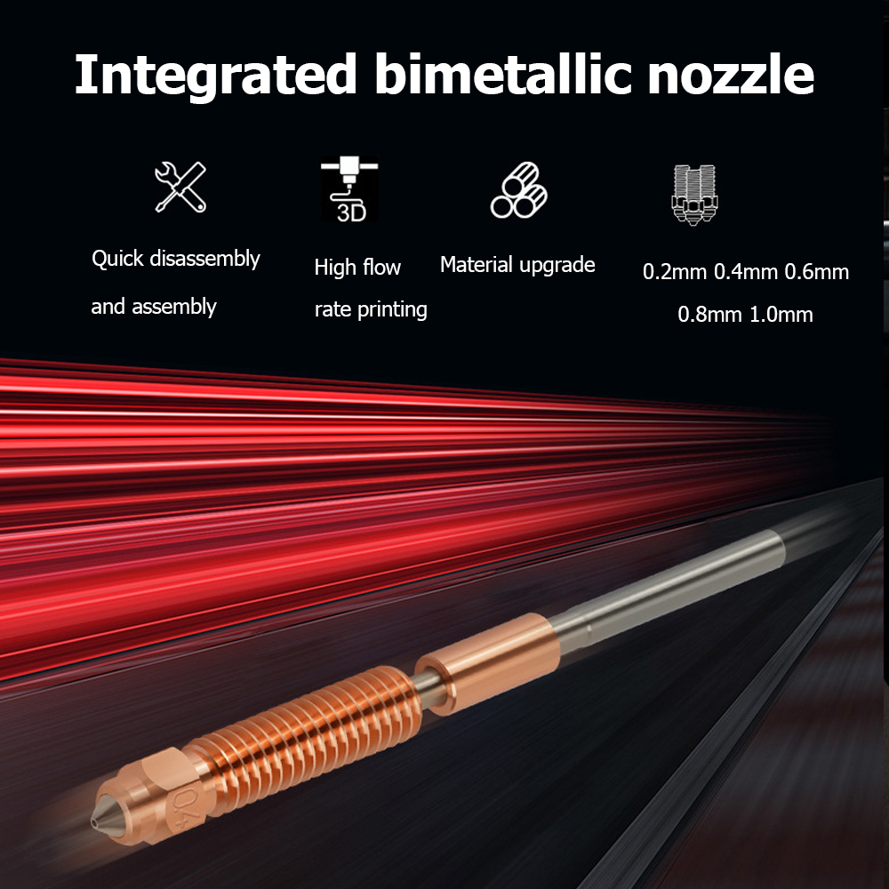 K1Cノズル,チタン銅ノズル,高速交換,高流量,オールインワ - Ender 3 Upgrade Kit のレビューと価格