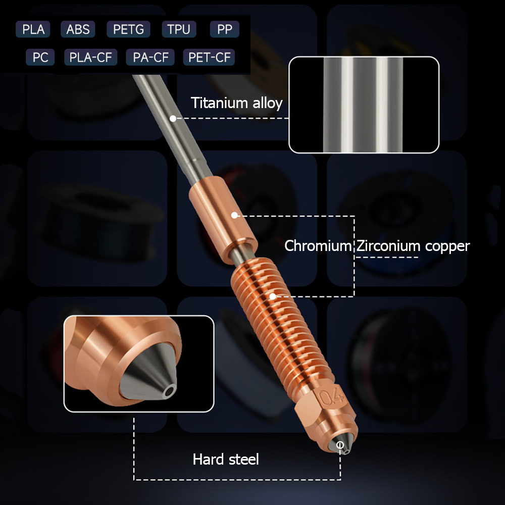 K1Cノズル,チタン銅ノズル,高速交換,高流量,オールインワ - Ender 3 Upgrade Kit のレビューと価格