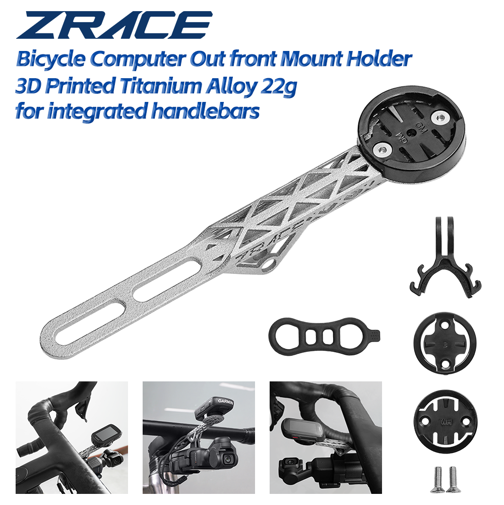 ZRACE 3D プリントチタン製バイクコンピューターフロン - 3D Printing Holder のレビューと価格