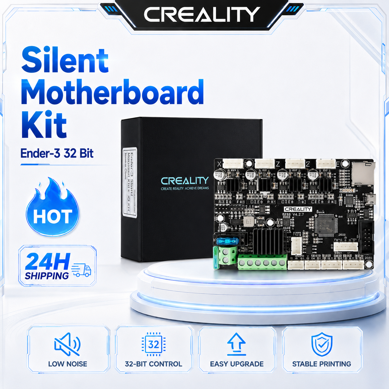 Creality Ender 3 アップグレードされたサイレ - Ender 3 Upgrade Kit のレビューと価格