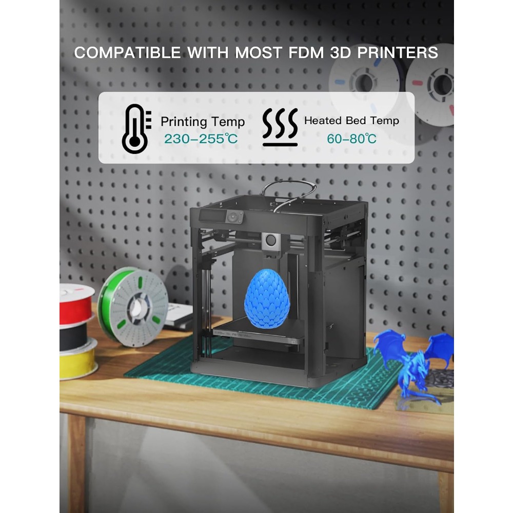 PETG 3Dプリンターフィラメント 1.75mm 高精度  - Petg Filament のレビューと価格