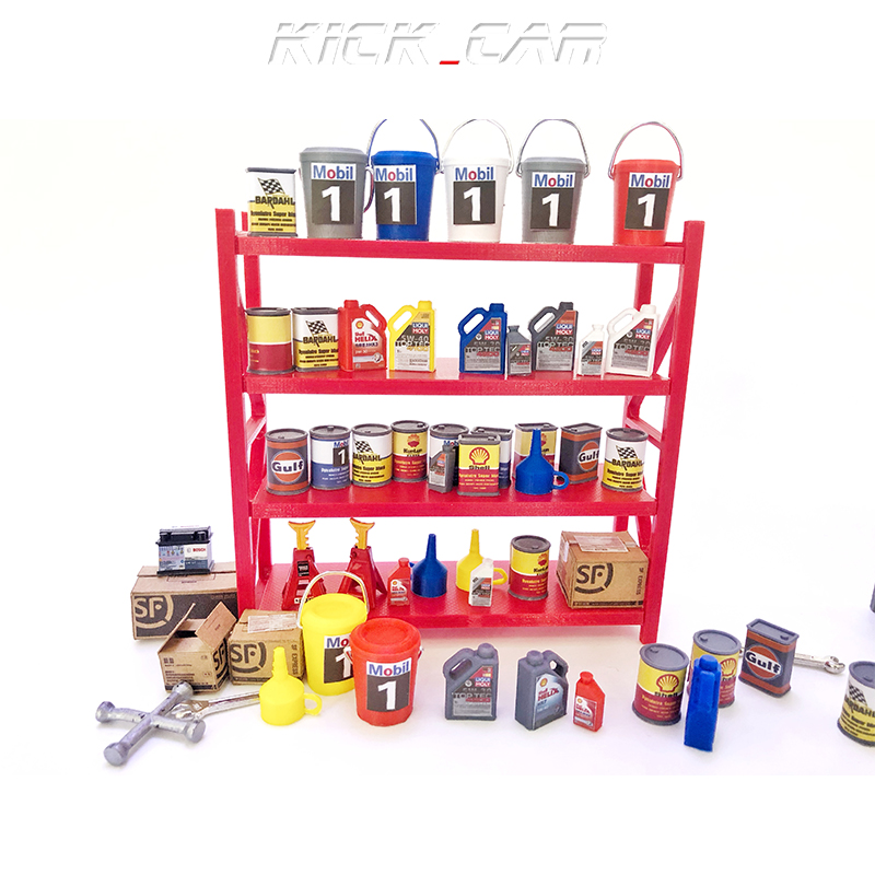 ラピッドモデル 1/18 モデルカー ジオラマ ガレージ シ - 3D Printing Diecast Cars のレビューと価格