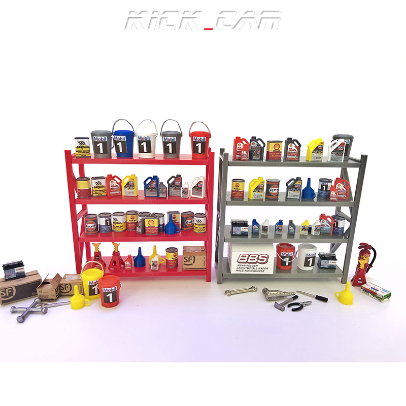 ラピッドモデル 1/18 モデルカー ジオラマ ガレージ シ - 3D Printing Diecast Cars のレビューと価格