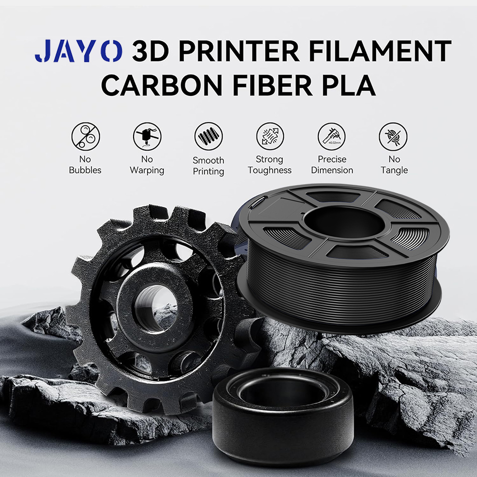 JAYO PETG-CF 3D プリンタフィラメント 1.7 - Pla Filament 1.75Mm のレビューと価格