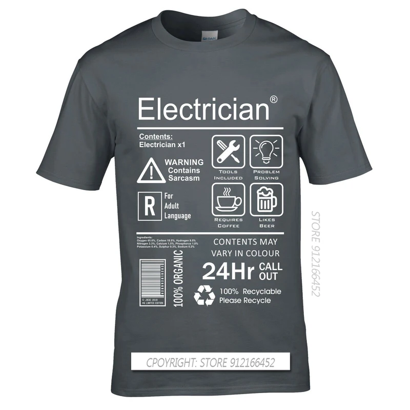 面白い電気技師パッケージケア指示メンズ Tシャツトップ電気エ - 3D Printing Engineer のレビューと価格