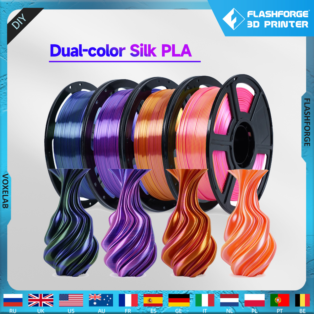 FLASHFORGE デュアルカラーシルク PLA 3D プ - 3D Printing Output のレビューと価格