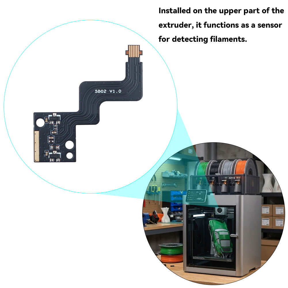 Bambu Lab P2S エクストルーダーフィラメントセン - 3D Printing Laboratory のレビューと価格