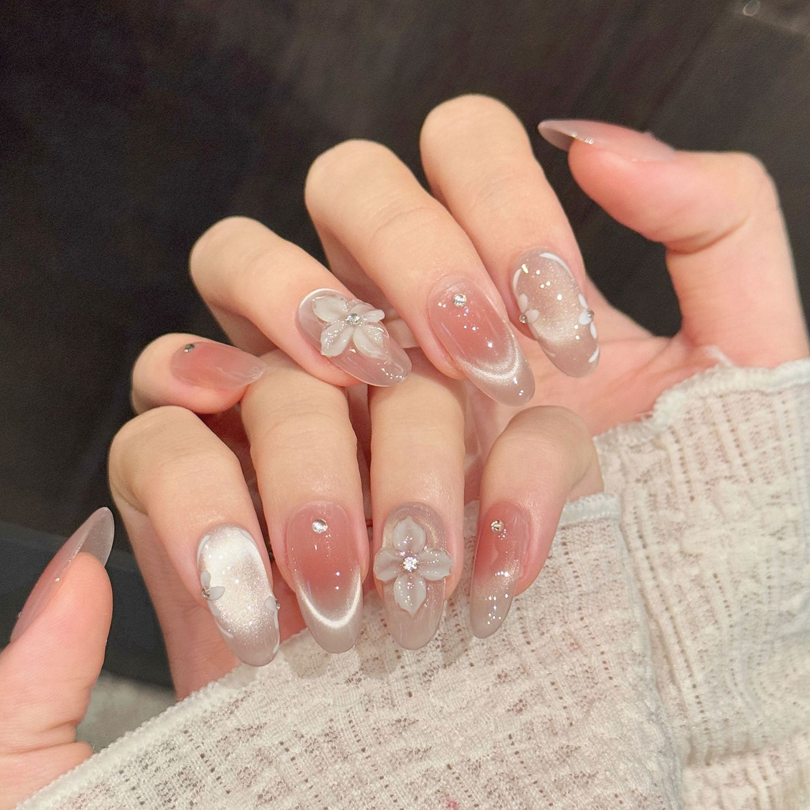10枚入り ハンドメイド つけ爪 アイス透明 フレンチスタイ - 3D Printing Nails のレビューと価格