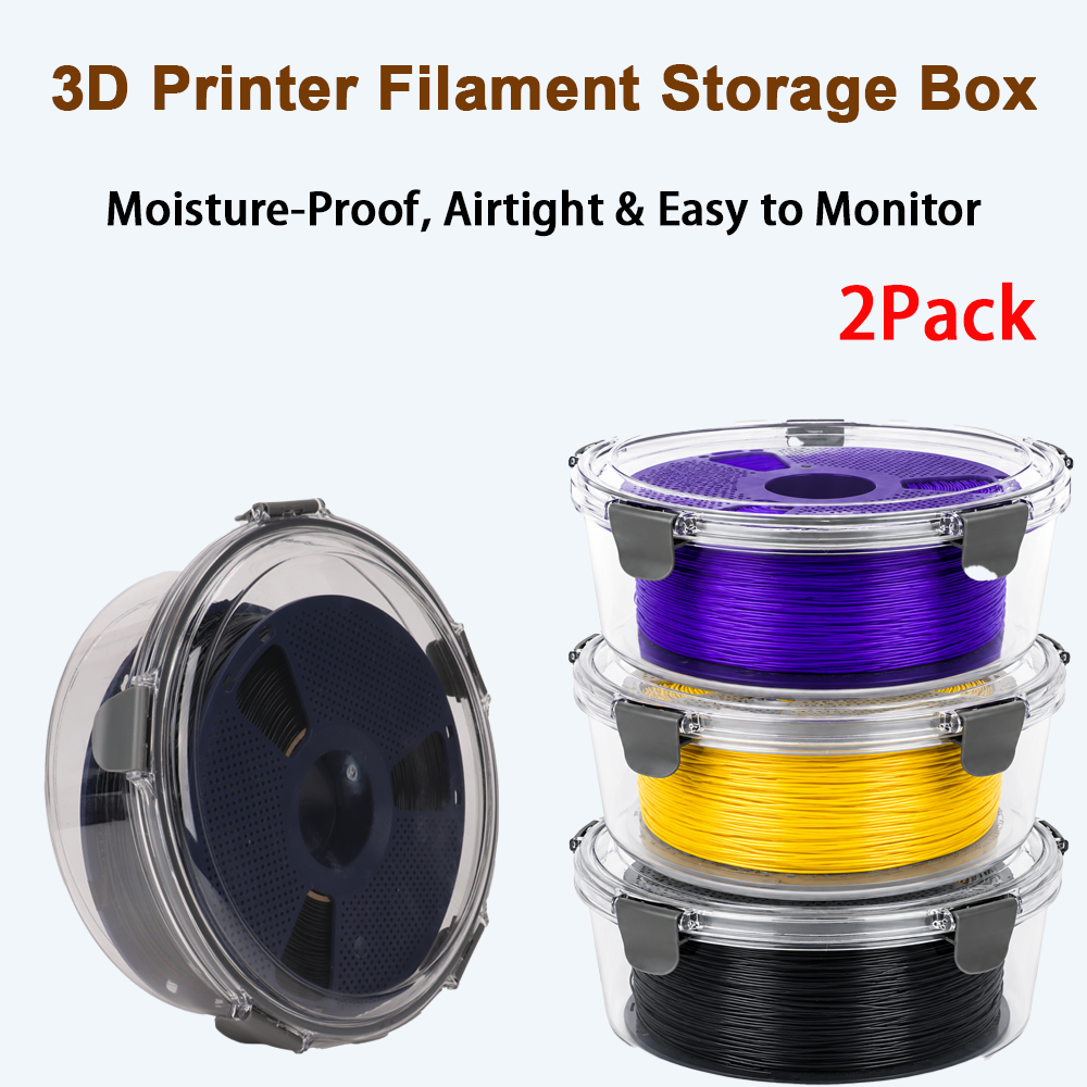 2パックフィラメント収納ボックス 3Dプリンターフィラメント - 3D Printing Deck Box のレビューと価格